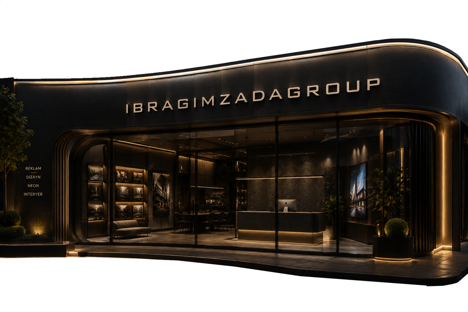 IBRAGIMZADAGROUP premium mağaza fasadı